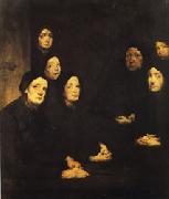 Theodule Ribot At the Sermon Germany oil painting artist